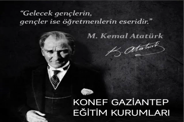 KONEF EĞİTİM KURUMLARI 24 KASIM ÖĞRETMENLER GÜNÜ MESAJI