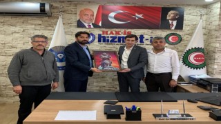 PARSANTİ-DER GenelBaşkanı Şerif Özdemir , HAK-İŞ  Konfederasyonu  HİZMET- İŞ Sendikası Gaziantep İl Başkanını ziyaret etti.
