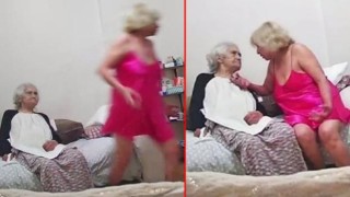 Rus bakıcı dehşeti gizli kamerayla ortaya çıktı! 83 yaşındaki kadını ses çıkarmasın diye ağzını yastıkla kapatıp dövmüş