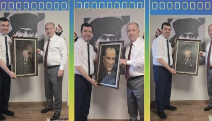 ZAFER PARTİSİ GENEL BAŞKANI PROF. DR. ÜMİT ÖZDAĞ, KURUCULAR KURULU ÜYESİ MEHMET PAMUK’U MAKAMINDA KABUL ETTİ